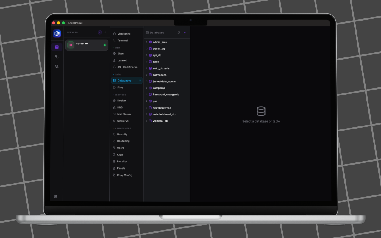 Visual command editor with connected nodes